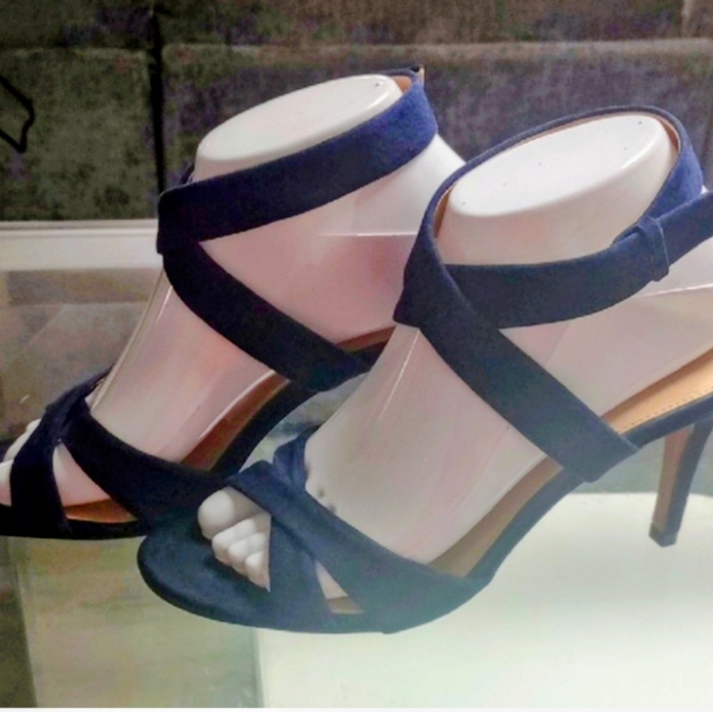 ANTONIO MELANI Navy Women's Sandals
